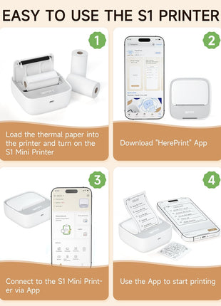 iDPRT Sticker Printer, Portable Sticker Maker Machine, Mini Inkless Bluetooth Thermal Printer for iPhone & Android, Pocket Printer for Labels, Barcodes, DIY Journaling, Kids Gift, Gray
