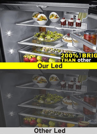 New Upgraded 3 Pack WR55X26671 PS11767930 AP6035586 Led Light Board Compatible for GE Refrigerator Replace 4468532 EAP11767930 LED3344588