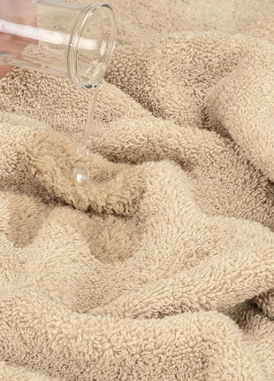 Cotton Paradise 100% Cotton Turkish Towel Set, Soft Absorbent Quick Dry, 6 Piece Towel Set, Beige