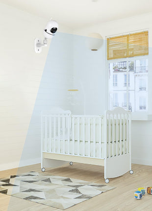 AOZTSUN Adjustable Baby Monitor Mount Compatible with HelloBaby HB6550 HB65/HB66/HB248,ANMEATE SM935E,Nanit Pro Smart Baby Monitor Wall Mount Easy to Install