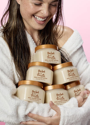 Tree Hut Vanilla Body Scrub, Exfoliating Sugar Scrub, Vegan, 18 Oz | Exfoliating & Nourishing with Shea Butter & Essential Oils, Body Exfoliator for All Skin Types, Self Care Gifts for Women