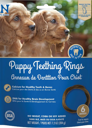 N-Bone Puppy Teething Ring Chicken Flavor (1 Pack Of 6 Rings) (113048)
