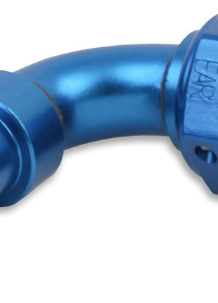 Earl's 709106ERL Auto-Crimp Hose End - 90 Degree - Size -6 - Blue