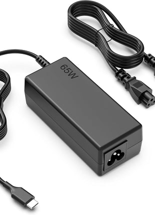 65W USB C Charger for Lenovo ThinkPad X1 T14 E14,Yoga,Chromebook | Fits X1 Carbon Gen 6-13, X1 Yoga, T14s T15 T16, E15 E16, L13 L14 L15, X13, Yoga 7i 9i ,Chromebook 100e 300e 500e,USB-C PD