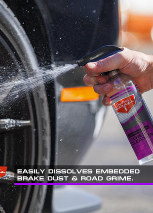 Jay Leno's Garage Wheel Cleaner Spray – Brake Cleaner and Heavy Duty Brake Dust Remover that Works as a Rim Cleaner, Leaving Wheels, Rims, Brake Pads & Rotors Spotless for a Showroom-Quality Finish