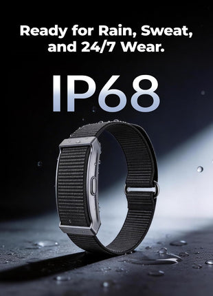 Fitness Trackers for Men & Women, Smart Bracelet with 24/7 Activity & Sleep Tracking, Heart Rate, Blood Oxygen, HRV & Stress Monitor, 30-Day Battery, Smart Band, GPS Modes, Free APP