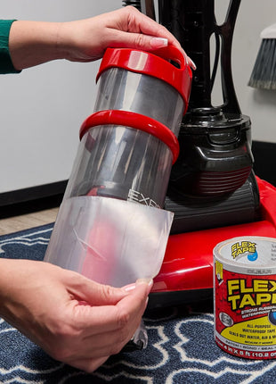 Flex Tape, Original Thick Flexible Rubberized Waterproof Tape - Seal and Patch Leaks, Works Underwater, Indoor Outdoor - Home RV Roof Plumbing and Pool Repairs, Clear, 4 in x 5 ft, Pack of 1