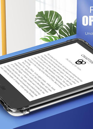 MoKo Clear Case for 6 inch All-New Kindle (11th Generation-2024/2022 Release), Ultra Clear Soft TPU Slim Flexible Transparent Skin Bumper Back Cover Shell for Kindle 11 2024