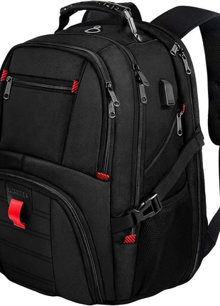 YOREPEK Large Laptop Backpack for Men, Heavy Duty Travel Backpack | Carry On Flight Approved, 17 Inch College Work Bookbag, Water Resistant Business Backpack for Men Women mochilas para hombres