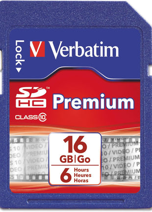 Verbatim Premium SDHC Memory Card, Class 6, 16GB- by BND 23942968085 96808