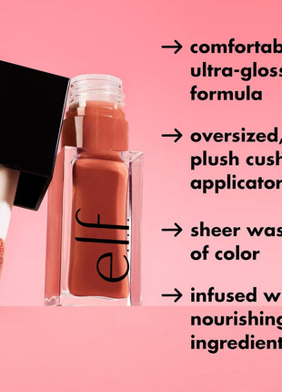 e.l.f. Glow Reviver Lip Oil, Jam Session | Nourishing Tinted Lip Oil For A High-shine Finish, Infused With Jojoba Oil, Vegan & Cruelty-free