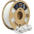 OVERTURE Turbo PLA Filament 1.75mm Rapid PLA Filament High Speed 600mm/s, 1KG Cardboard Spool (2.2lbs), Dimensional Accuracy  0.02mm, Fit Most FDM Printer(Plaster White)