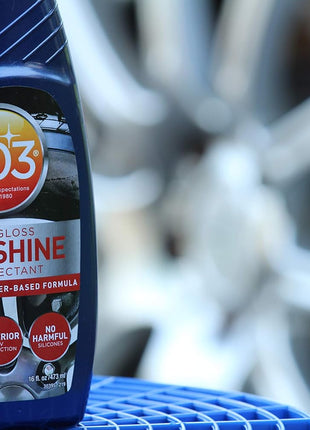 303 Products High Gloss Tire Shine And Protectant - Long Lasting, Water Based Formula - Lasts For Weeks - No Harmful Silicones - Lasts Weeks Not Days, 16 fl. oz. (30395CSR) Packaging May Vary