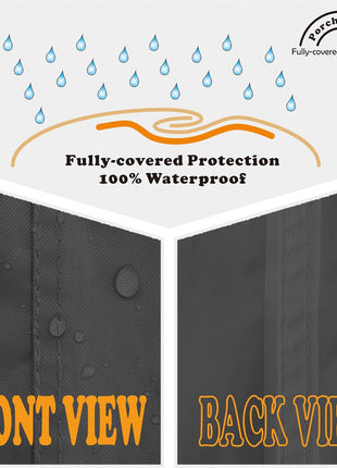 Porch Shield Waterproof Universal Generator Cover 32 x 24 x 24 inch - for Most Generators 5000-10000 Watt, Black
