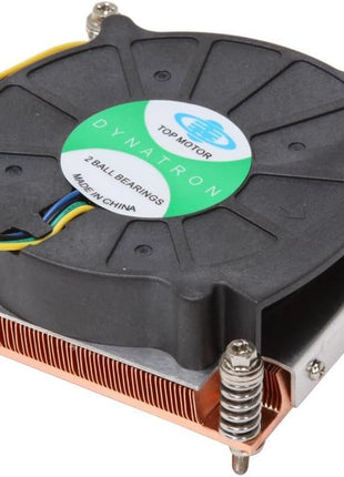 Dynatron K199 Intel Sandy Bridge Xeon, Core i3 Core i5 Core i7 for Socket 1155/1156 1U Active Solution 2 Ball Bearing Copper Heatsink CPU Cooler