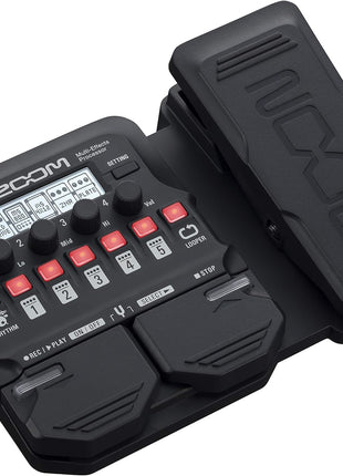 Zoom G1X Four Multi-Effects Processor with Expression Pedal for Electric Guitar