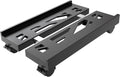 Adjustable Mobile CPU Stand, Ventilated Computer Tower Stand with 4 Caster Wheels Fits Most PC Tower, Under Desk CPU Holder PC Floor Cart Computer Riser for Gamers and Students (Black)
