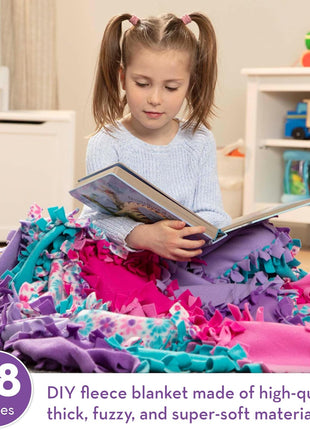 Melissa & Doug 8561 Created by Me - Flower Fleece Quilt Arts & Crafts Kits