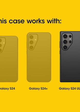 OtterBox Samsung Galaxy S24 Ultra Commuter Series Case - Black, Slim & Tough, Pocket-Friendly, with Port Protection