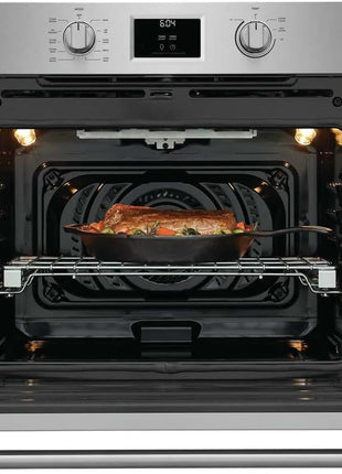 Frigidaire Professional 30 in. Single Electric Wall Oven with True Convection and Air Fry in Stainless Steel PCWS3080AF