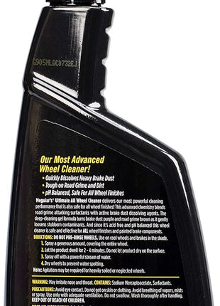 Meguiar's G180124 Ultimate All Wheel Cleaner - 24 Oz Spray Bottle