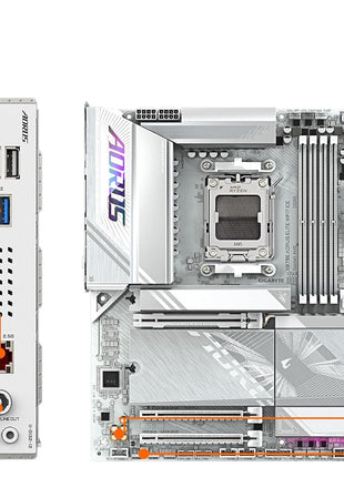 GIGABYTE X870E AORUS Elite WIFI7 ICE AMD AM5 LGA 1718 Motherboard, ATX, DDR5, 4X M.2, PCIe 5.0, USB4, WIFI7, 2.5GbE LAN, EZ-Latch, 5-Year Warranty