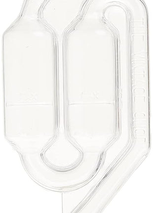 Fastrack Twin Bubble Airlock and Carboy Bung (2-Pack) | Fermentation Airlocks for Homebrewing Beer, Wine, Mead, and Kombucha