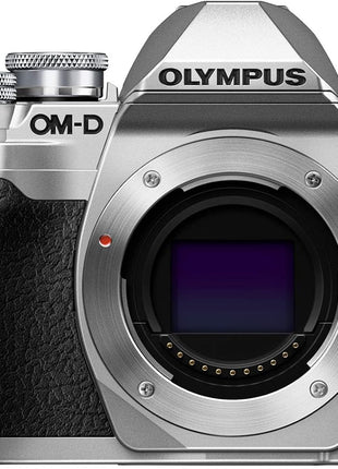 OM SYSTEM Olympus E-M10 Mark IV Silver Micro Four Thirds System Camera 20MP Sensor 5-Axis Image Stabilization 4K Video Wi-Fi | 20MP Sensor 5-Axis Image Stabilization 4K Video Wi-Fi