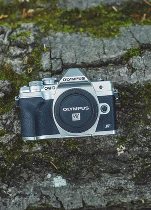 OM SYSTEM Olympus E-M10 Mark IV Silver Micro Four Thirds System Camera 20MP Sensor 5-Axis Image Stabilization 4K Video Wi-Fi | 20MP Sensor 5-Axis Image Stabilization 4K Video Wi-Fi