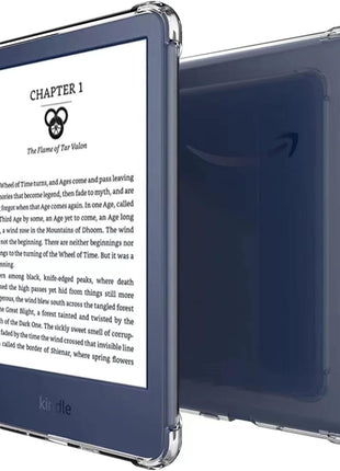 Clear Case for 6 inch Kindle 12th/11th Generation 2024/2022, [Reinforced Corners] Transparent Thin Slim Soft Protective TPU Cover for Kindle 11th/12th Gen