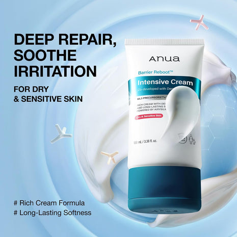 ANUA Barrier Reboot Intensive Cream, 3.38 fl oz