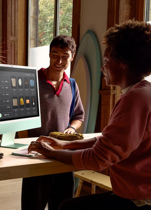 Apple 2024 iMac All-in-One Desktop Computer with M4 chip with 8-core CPU and 8-core GPU: Built for Apple Intelligence, 24-inch Retina Display, 16GB Unified Memory, 256GB SSD Storage; Silver