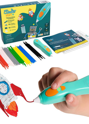 3Doodler Start+ Essentials 3D Pen Set for Kids, Easy to Use, Learn from Home Art, Educational STEM Toy for Boys & Girls Ages 6+