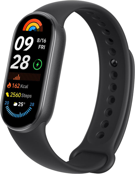 XIAOMI Smart Band 9 Global Version (2024) 1.62inch Amoled Display | 233 mAh Battery | up to 21 Days of Battery Life | Over 150 Workout Modes | BT 5.4 | 50M Water Resistant - Midnight Black