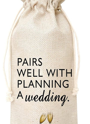 Wine Bag Wedding Gift for Mr and Mrs   Engagement Gift J14
