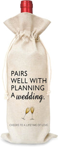 Wine Bag Wedding Gift for Mr and Mrs   Engagement Gift J14