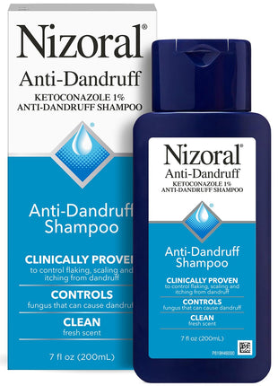 Nizoral Anti-Dandruff Shampoo with 1% Ketoconazole, Fresh Scent, 7 Fl Oz