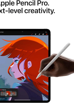 Apple Pencil Pro: Latest Model - Device Compatibility Check Required - Pixel-Perfect Precision, Tilt and Pressure Sensitivity, Perfect for Note-Taking, Drawing, and Art. Charges and Pairs Magnetically