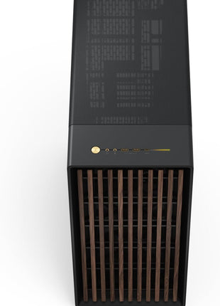 Fractal Design North XL RC Charcoal Black TG Dark - Reverse Connection Motherboard Compatible - Three 140mm Aspect PWM Fans Included- Type C USB - ATX Airflow Full Tower PC Gaming case