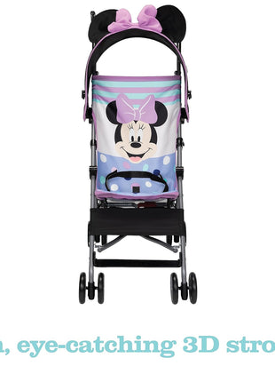Disney Baby Character Umbrella Stroller, Eye-catching, Fun, 3D Stroller, Minnie Play All Day