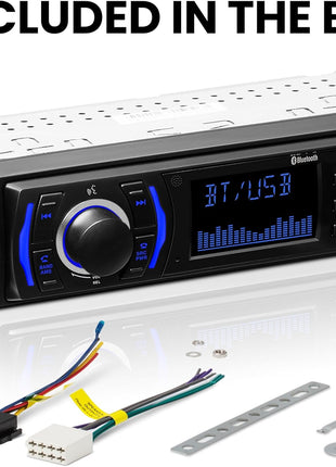 BOSS Audio Systems 616UAB Car Stereo With Bluetooth - Single DIN, MP3, USB, Aux-in, AM/FM, No CD DVD Player