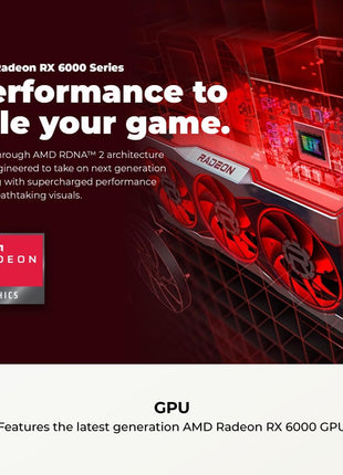 CYBERPOWERPC Gamer Master Gaming PC, AMD Ryzen 5 5500 3.6GHz, Radeon RX 6400 4GB, 16GB DDR4, 500GB PCIe Gen4 SSD, WiFi Ready & Windows 11 Home (GMA3100A)