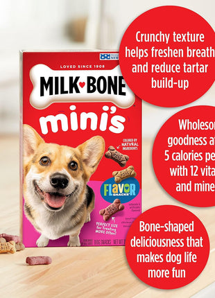 Milk-Bone Mini's Flavor Snacks Dog Treats, 36 Ounce