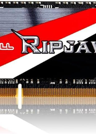 G.SKILL Ripjaws DDR3 SO-DIMM Series DDR3L RAM 16GB (2x8GB) 1600MT/s CL9-9-9-28 1.35V Unbuffered Non-ECC Notebook/Laptop Memory SO-DIMM (F3-1600C9D-16GRSL)