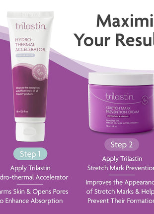 Trilastin Stretch Mark Cream for Pregnancy – Hydrating Belly Cream for Pregnant Women- Shea Butter & Vitamin E, Paraben Free, No Added Fragrances - Maternity Body Lotion for Belly, Hips, Thighs – 4 oz