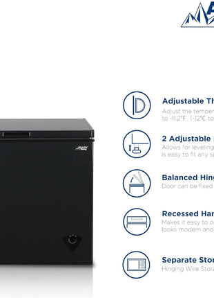 Arctic King 7.0 cu ft Chest Freezer in Black