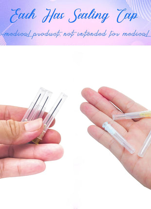SHAOTONG 25 Gauge 1 Inch Luer Lock Accessories Disposable Lab Supplies, Pack of 100