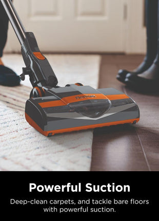 Shark Rocket Ultra Light Corded Bagless Vacuum for Carpet and Hard Floor Cleaning with Swivel Steering (HV301), Gray/Orange