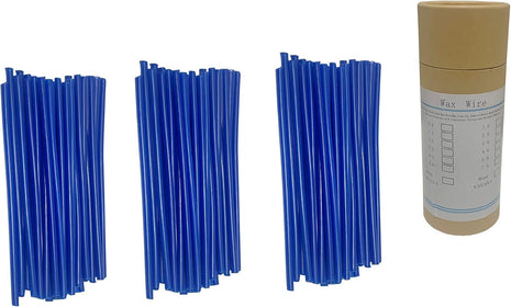3 Bags Wax Line Wax Wire Sprue Wax for Jewelry Dental Casting Mould 0.8-7.0 Wax Moulding 3 Packs in One Bottle