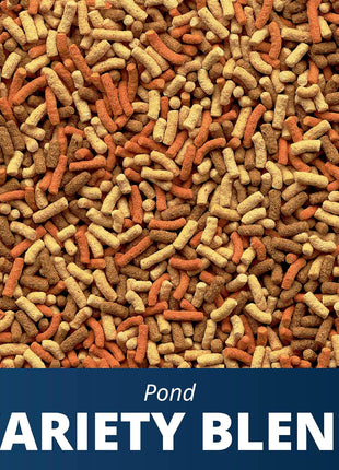 TetraPond Variety Blend, Pond Fish Food, for Goldfish and Koi Yellow 2.25 Pound (Pack of 1)